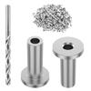 Steel Cable Railing Protective Sleeves Set Outdoor Cable Railing Solution Railing Protector for Wood Post Balustrades