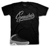 Shirt To Match AJ Retro 9 Particle Grey - Sneaker Threads Logo Tees