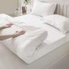 Portable Double Travel Set: Printed Duvet Cover, Fitted Sheet & Pillowcases - Ideal for Hotels or Business Trips