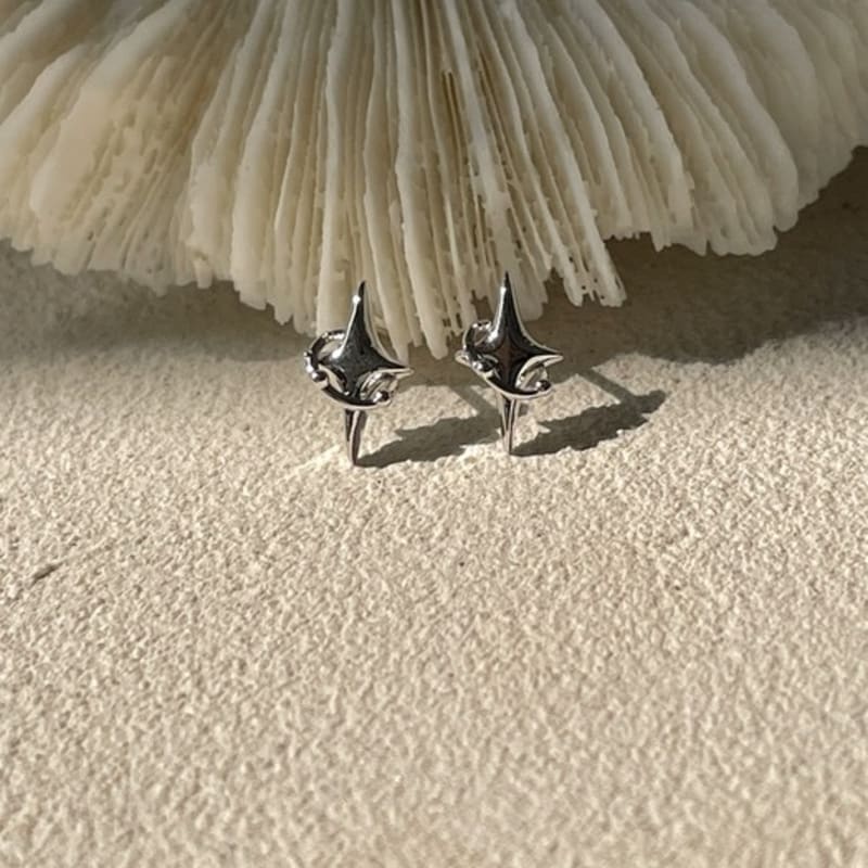 THE BORING Planet Silver Earrings_2colors