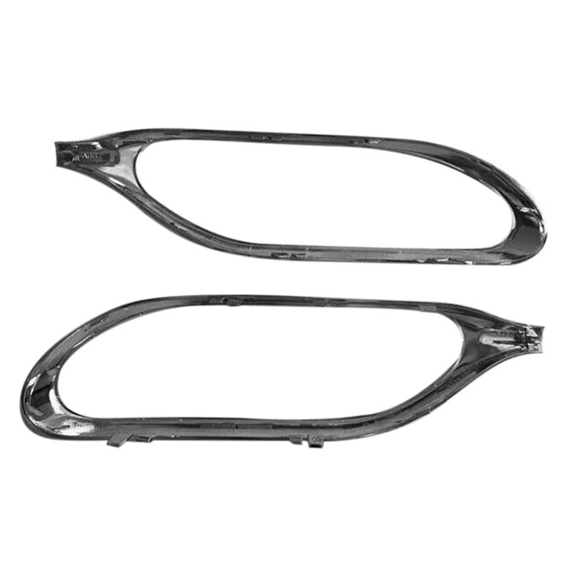 A51K-2 STÜCK Stoßstange Auspuffrohr Abdeckung Zierleiste Silber Kunststoff Für Mercedes Benz S-Klasse W222 S320 S350 S400 S450 A2228852900 A2228853