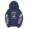 Record of Ragnarok Lu Bu Vollfarbiger Anime Hoodie Japanischer Drachen-Ärmeldruck Lässiger Pullover mit langen Ärmeln Sweatshirt