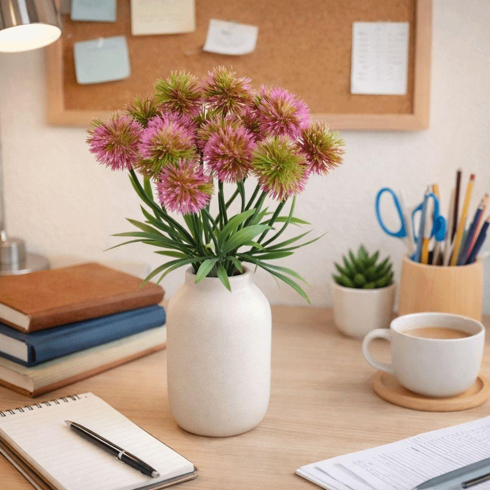 Realistic Fake Chrysanthemum Ball Chrysanthemum Artificial Flower Branch Photography Prop