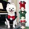  Vest Dog  Tuxedo Clothes for Wedding Party, French  Teddy Sleeveless Jacket  Winter