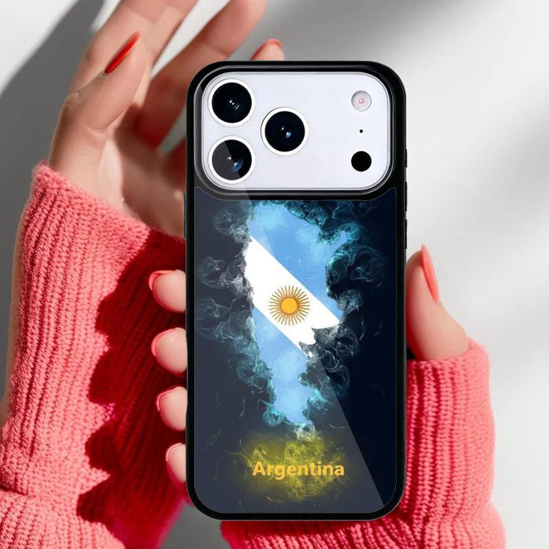 Argentinien Flagge Handyhülle für iPhone 17 16 15 14 13 Pro Max Rückabdeckung für 12 11 Pro Hülle