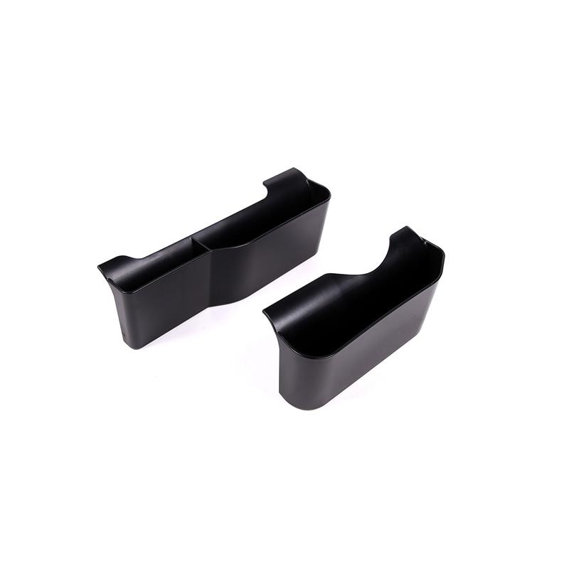 Car Gear Panel Side Storage Box Card Coin Organizer Tray For Toyota FJ Cruiser 2007- ABS Black Stowing Tidying