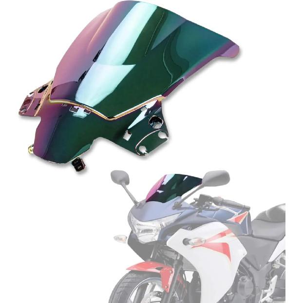 Motorcycle ABS plastic Windshield WindScreen Screen Protector Double Bubble for Honda CBR250R MC41 CBR 250 R 2010 2011 2012 2013