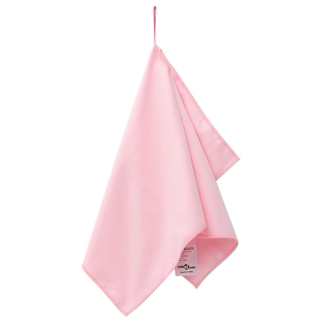 Sports Hand Towels 2 pcs Pink 50 x 30 cm Polyester and Polyamide