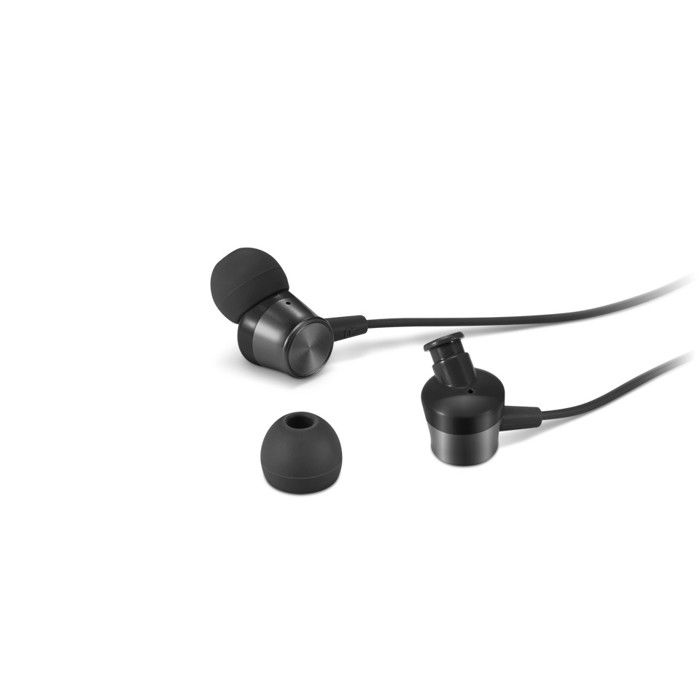 Écouteurs intra-auriculaires - LENOVO - USB-C - Blanc - Filaire - Commandes lecture/pause