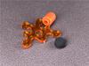 MOC Bricks Liquid blood Round 1x1 3062b Educational Building Blocks Action Figure Toy Kids toys gifts