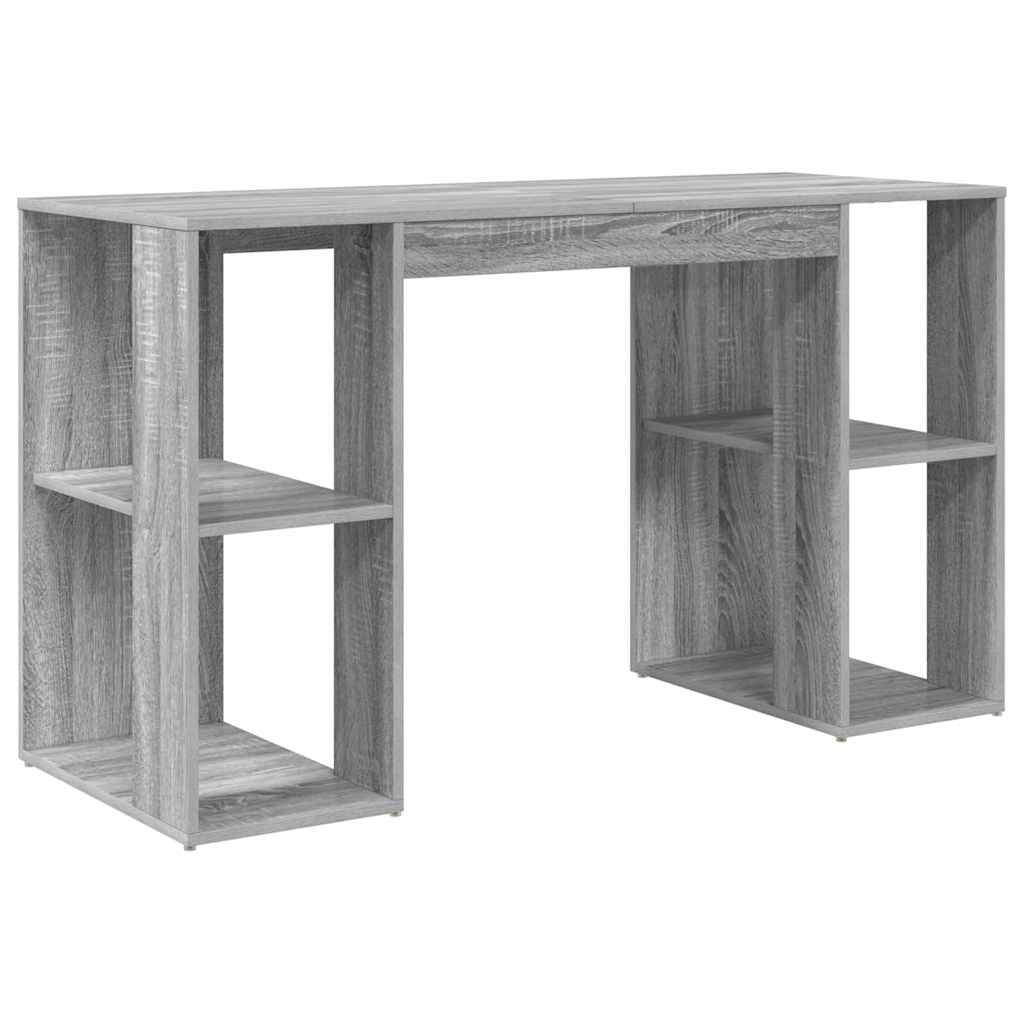 Desk in Grey Sonoma 130 x 50.5 x 75 cm Particleboard