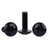 Black Zinc Plated 304 Stainless Steel Phillips Umbrella Head Screws M3-M5