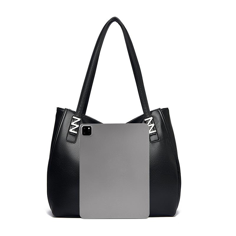 Underarm Bag - Soft Leather Single-shoulder Bag, Small and Unique Crossbody Bag with Retro Style, Large Capacity Tote Bag