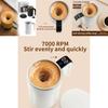 Modern Minimalist Portable Coffee Mug With Electric Mixer For Fitness And Home Use