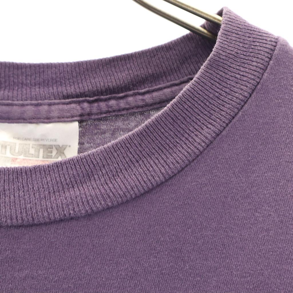 tultex 90er 00er Altes Kurzarm-T-Shirt XL lila Herren Gebraucht