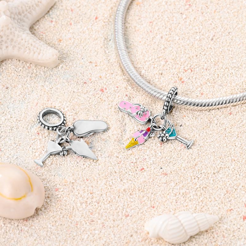 Prawdziwe Srebro 925 Wisiorek Karuzela Księżyc Urocze Kotki Charmsy Koralik Pasuje do Oryginalnej Biżuterii dla Kobiet