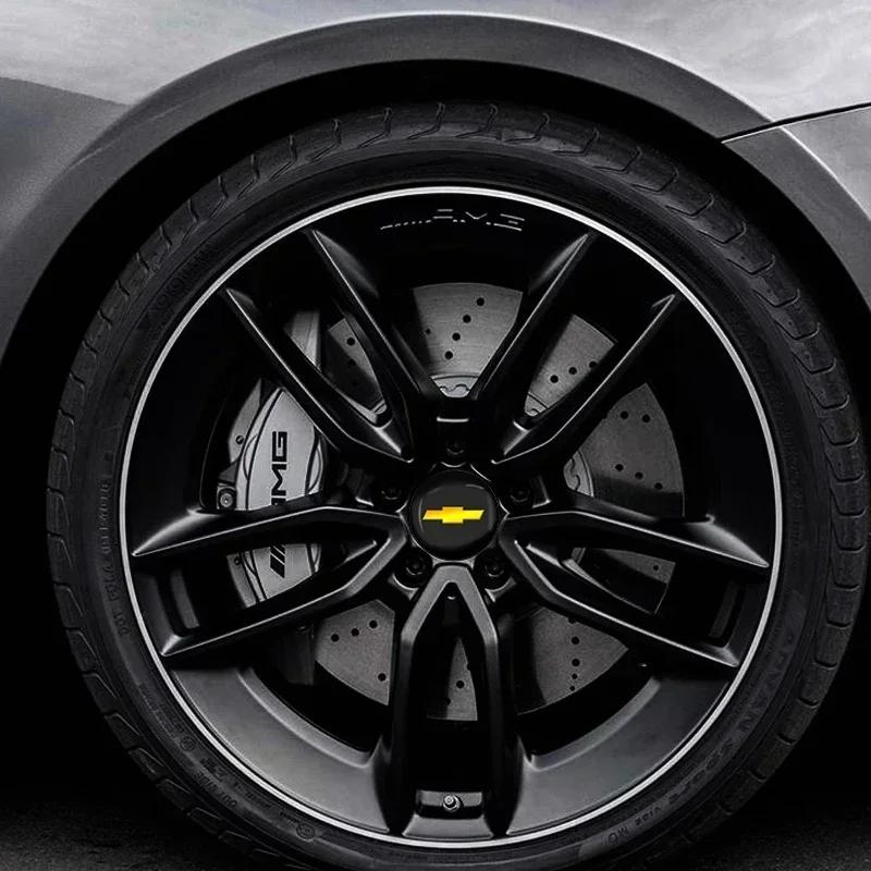 4 Stück Auto Radnabenkappe Abdeckung Aufkleber Für Chevrolet Colorado Cruze Spark Captiva Malibu Trax Aveo Camaro Autozubehör