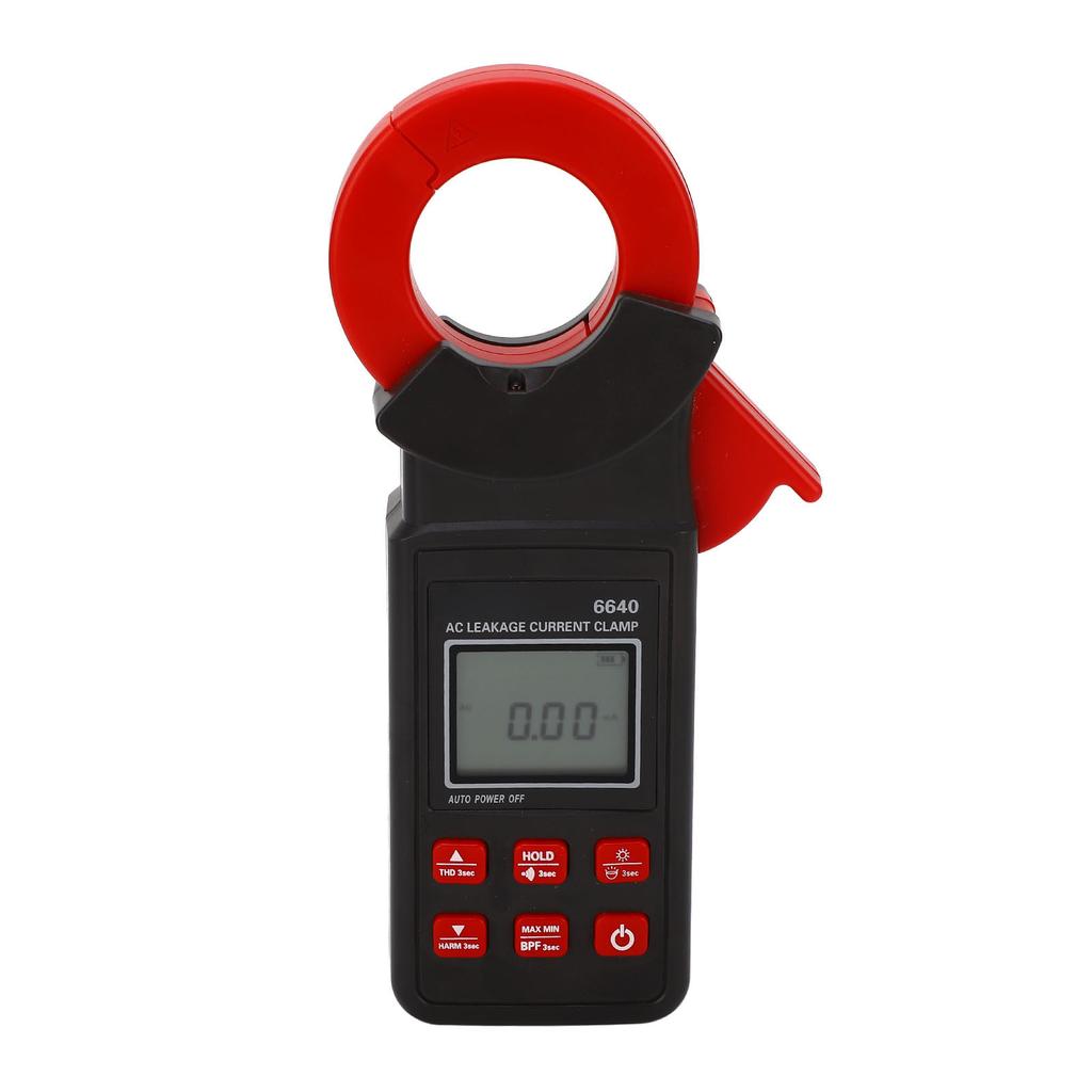 Clamp Current Meter Multifunctional Anti Interference High Accuracy Backlit AC Leakage Current Clamp Tester