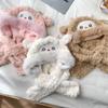 Thickened Little Sheep Plush Hat Warm Animals Beanie Hats Kawaii Ear Protection Hat  Girls