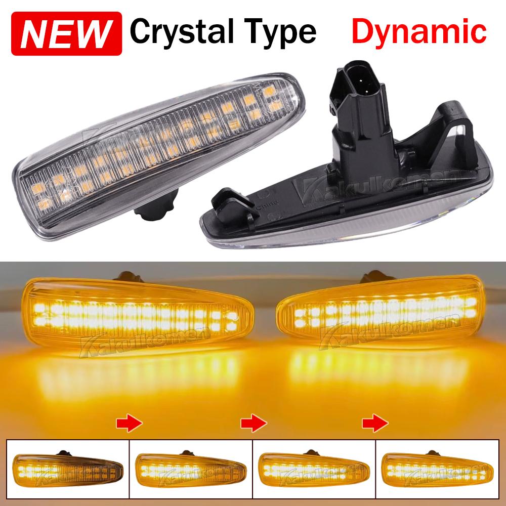 LED Seitenblinker Dynamische Blinkerleuchte Markierungsleuchte Für Mitsubishi Lancer Evolution Evo X Outlander Sport RVR ASX Mirage 2014+
