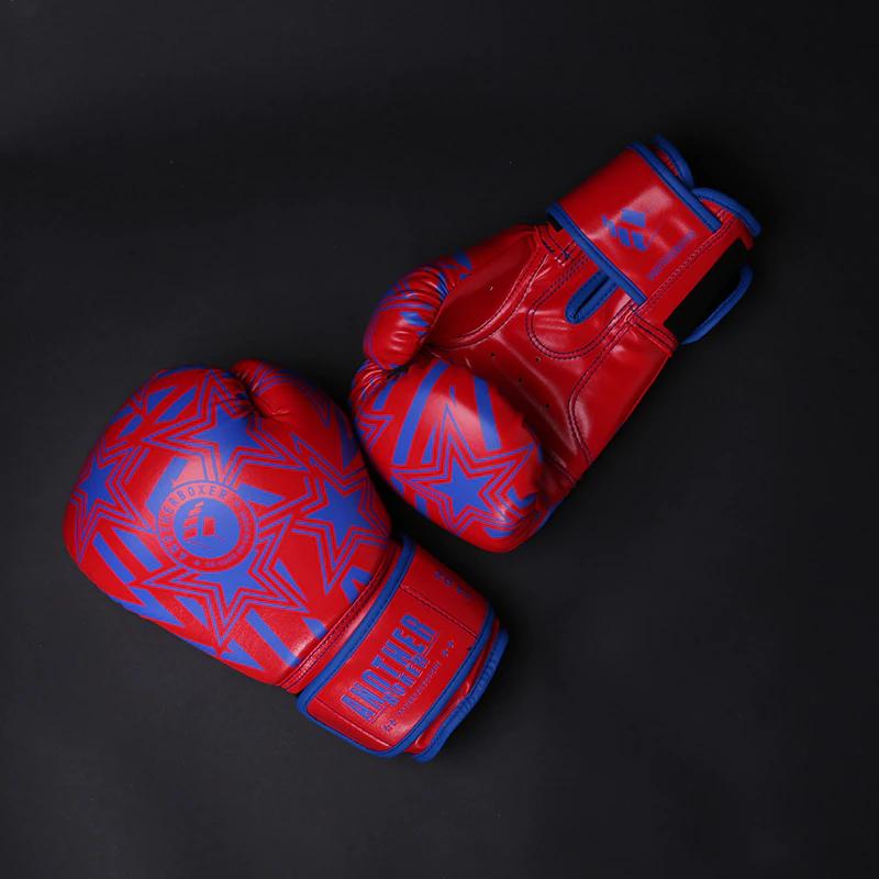 Boxing Gloves 6 12 14oz PU Leather Muay Thai Free Fight MMA Kick Boxing Training Glove For Men Women Kids