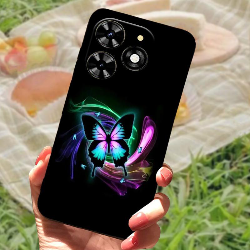 For Tecno Spark 20 20C Case Cover Silicone Soft Marble Black Bumper Funda Coque for Tecno Spark 20 Pro Protective Shells Spark20