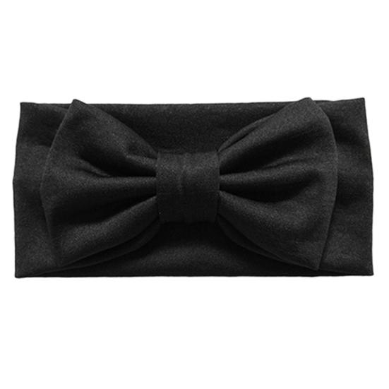 Cute Baby Toddler Solid Candy Color Bowknot Bow Stretch Headband Hair Band Accessory