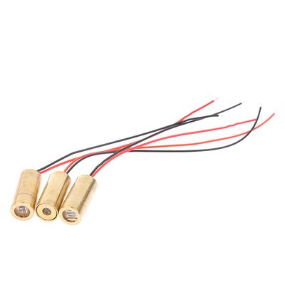 Lazer Kafası 650Nm 9Mm 3V 50Mw Lazer Çapraz Diyot Modülü Kırmızı Bakır Kafa