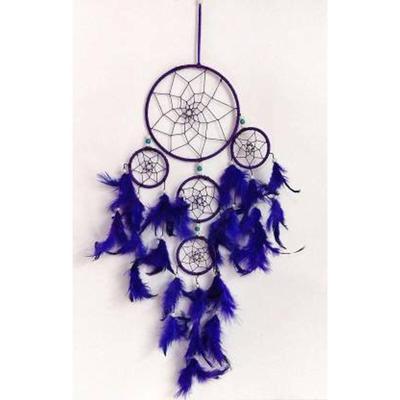 Dromenvanger Wandhanger Decoratief Pronkstuk - 55 cm  (Veer, Paars)