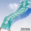 Soft Cold-feeling Towel Sweat-absorbent Microfiber Towel  for Sports Fitness Yoga