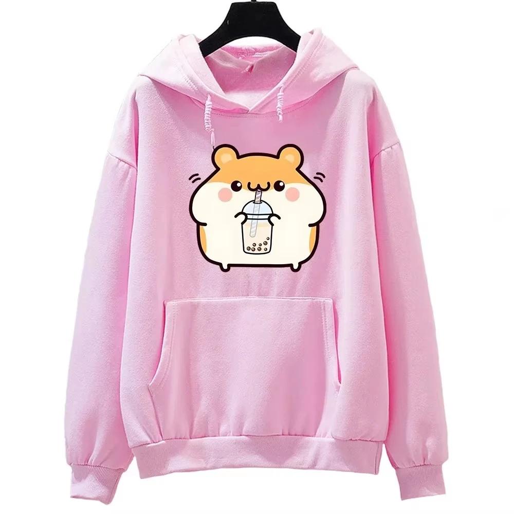 2025 Chainsaw Anime Women Hoodies Sweatshirt Harajuku Female Autumn and Winter Pullover Casual Streetwear Clothes Tops Leisure F
