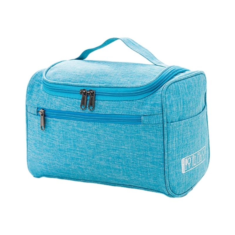 Portable Organizer Bag for Toiletry Necessaries Waterproof Handbag Travel Bag Zipper Hand Carry Bag Cosmetic Storage Bag