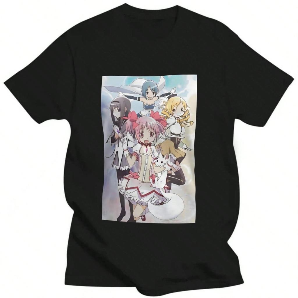 Anime Puellas Anime Magi Manga Madoka Magica T Shirt Unisex