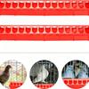 new Chicken Feeder Trough Anti-Leak Easy-Fill Animals Bowl Chicken Feeder Anti-waste Drinker For Chicks Ducklings Goslings Quail