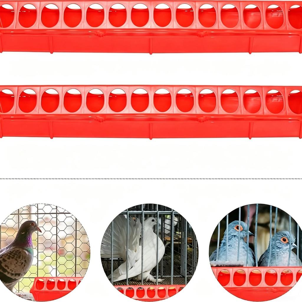 new Chicken Feeder Trough Anti-Leak Easy-Fill Animals Bowl Chicken Feeder Anti-waste Drinker For Chicks Ducklings Goslings Quail