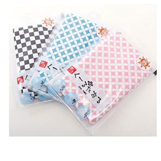 Maruwa Trading Koedo Cool Towel, Morning Glory, 20 x 100 cm, 4008713-19