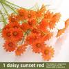 Daisy Silk Simulated Flowers For Home Decor Outdoor Event Photography