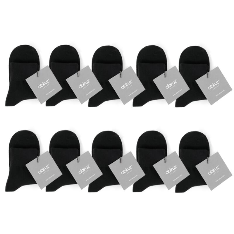 Black Women s Basic Socks 10-Piece Set