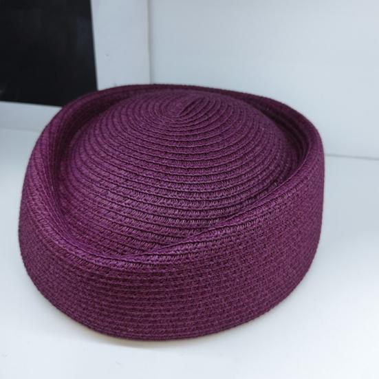 Beret Hat UV Protection Summer Straw Hat Woven Outdoor Visor Hat Lightweight Summer Beach Hat Headwear