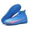 Large Size 45 46 47 Football Shoes, Men's High-top AG Spikes Artificial Grass Competition Training Shoes Men