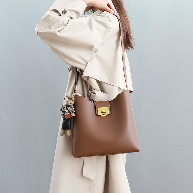 Women's Bag: French Niche Bucket Bag, Women's Single-shoulder Bag, Trendy and Versatile Crossbody Bag