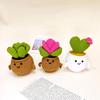 Tulip Cactus Heart Crochet Succulent Home Decor Plant