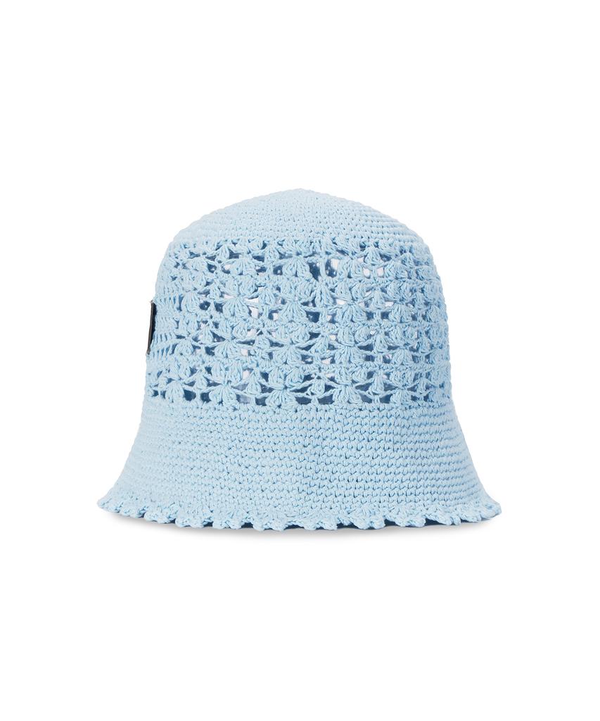 Bajal Va Plate Crochet Bucket Hat Sky