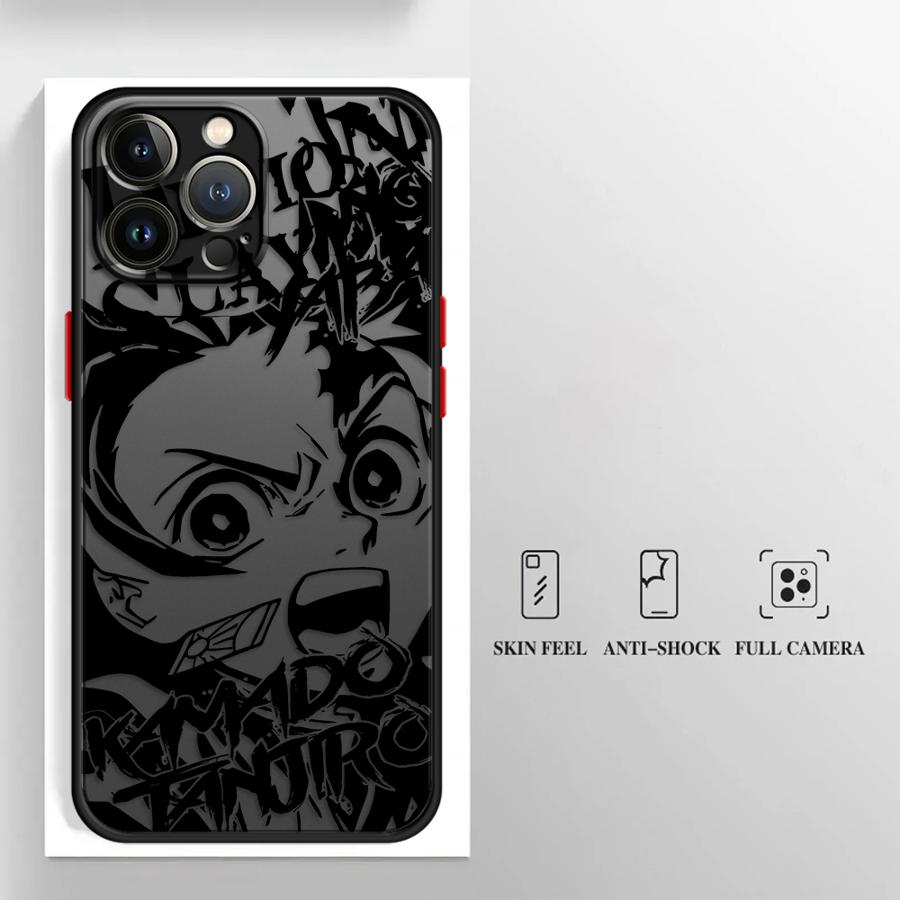 Japanese Cool Tanjirou Case for Apple iPhone XR 16 14 8 7 SE 12 13 Mini 11 XS 11 Plus 15 Pro MAX Soft Cover 12Pro 16 Plus 14Pro