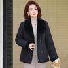 Women's Mid-Aged Winter Hooded Padded Jacket