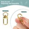 10pcs Metal Alloy Keychain Buckle Rotating Pendant DIY Bag Buckle Car Keychain Metal Universal Buckle Keychain Snap Buckle Hook Buckle Alloy Buckle