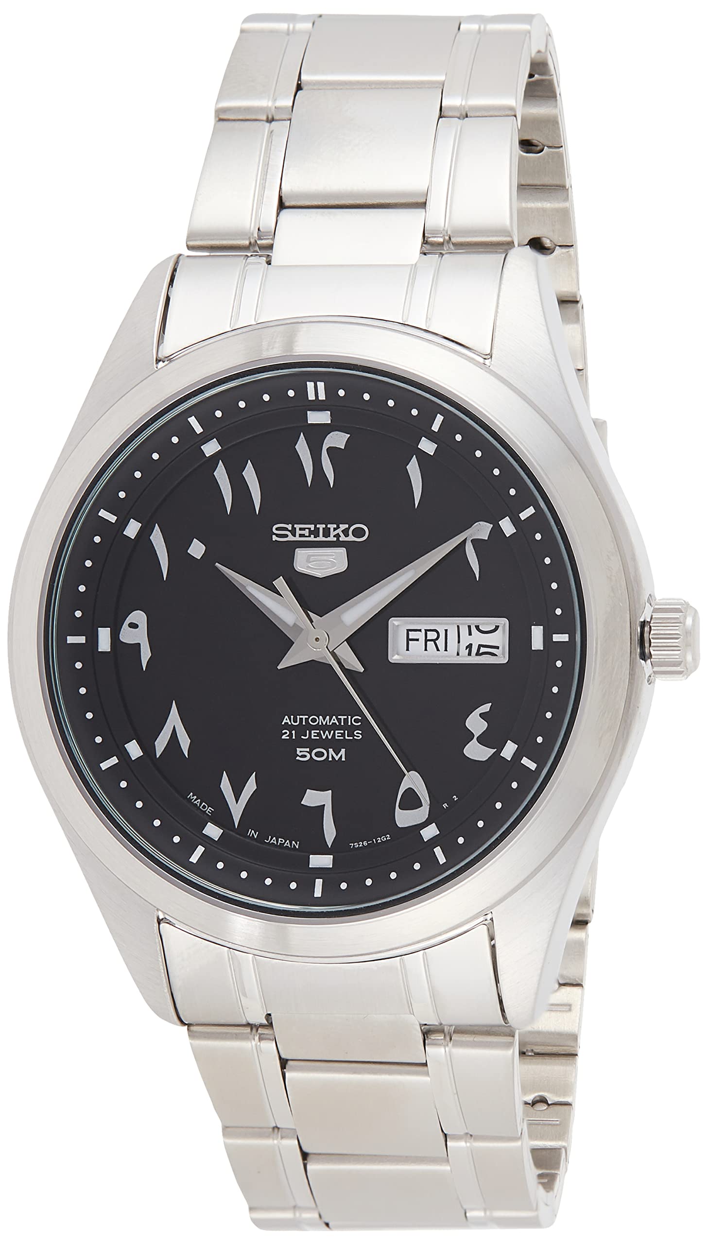 Seiko SEIKO Часы SNKP21J1 Seiko 5 SEIKO5 Автоматические Черный Серебристый Черный Мужские m-sto1 [Б/у]