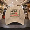 Anfield Road Retro Baseball Cap Suitable For Outdoor Sports Fitness Travel Lightweight Snapback With Iconic Anfield Stadium