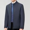 Spring and autumn new men's jackets mulberry silk dad wear business leaders loose high-end jackets