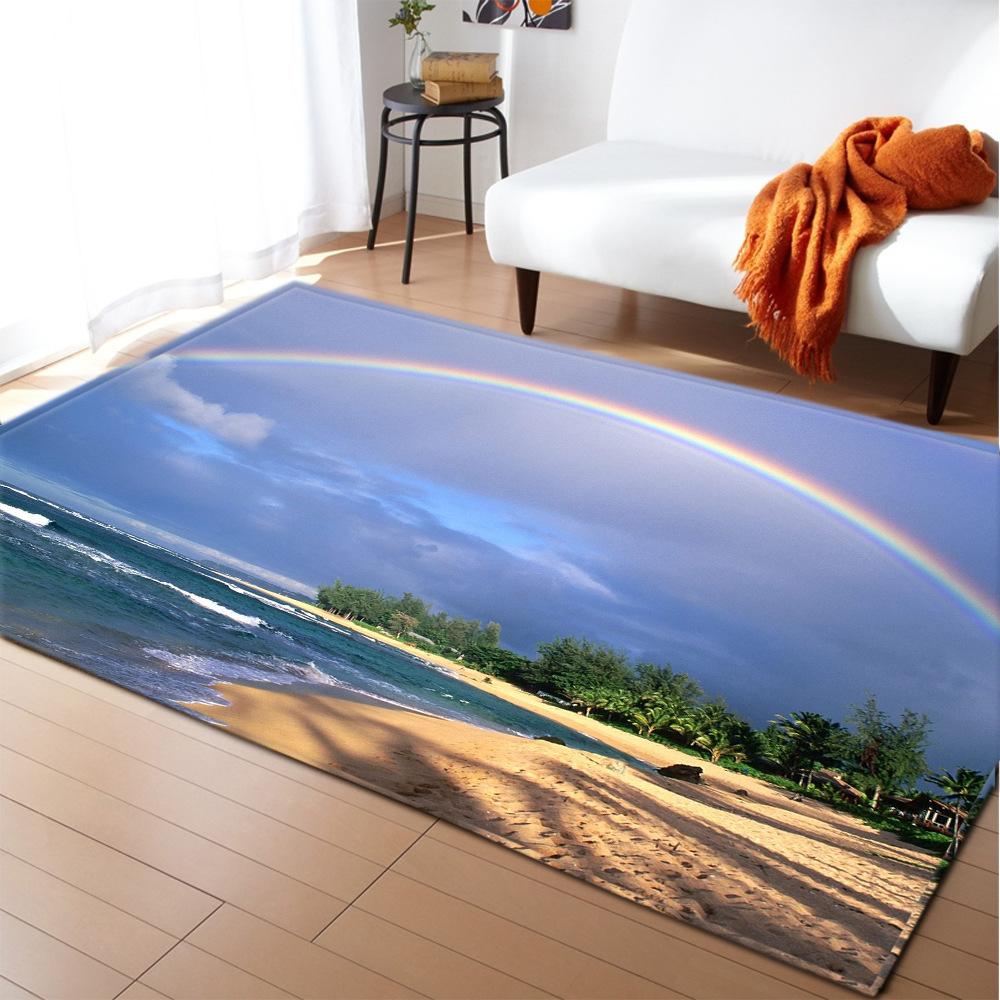 Scenic Carpet Feather Wind Bedroom Floor Mat